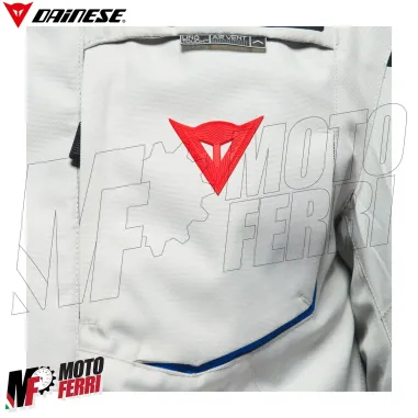 MF7814 Giacca Moto Dainese Splugen 3L D-Dry Vaporblue Touring 3 Strati Impermeabile