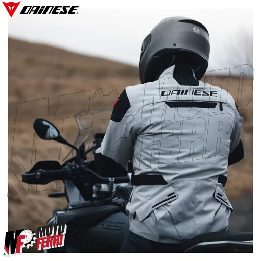 MF7814 Giacca Moto Dainese Splugen 3L D-Dry Vaporblue Touring 3 Strati Impermeabile