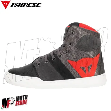 MF6134 Scarpe Moto Scooter Dainese York Air Phantom Red / Grey