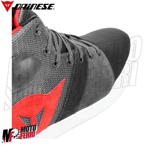 MF6134 Scarpe Moto Scooter Dainese York Air Phantom Red / Grey
