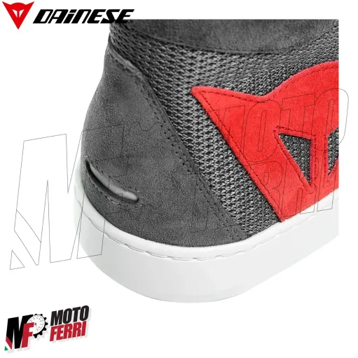 MF6134 Scarpe Moto Scooter Dainese York Air Phantom Red / Grey