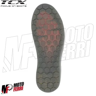 MF6028 Scarpe Moto Scooter TCX Ikasu WP Black / Reflex Impermeabili