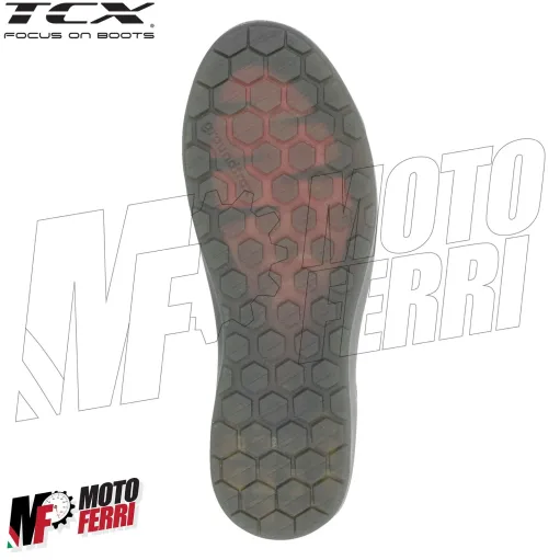 MF6028 Scarpe Moto Scooter TCX Ikasu WP Black / Reflex Impermeabili