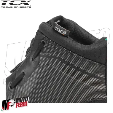 MF6028 Scarpe Moto Scooter TCX Ikasu WP Black / Reflex Impermeabili