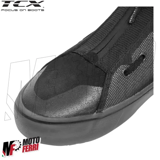 MF6028 Scarpe Moto Scooter TCX Ikasu WP Black / Reflex Impermeabili