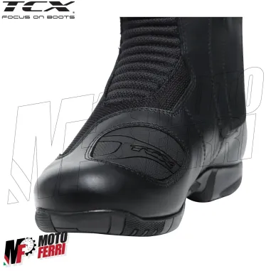 MF6257 Stivali Moto da Donna TCX Lady Tourer GTX Black Nero Pelle / Cordura