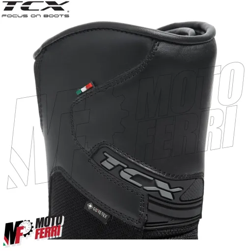 MF6257 Stivali Moto da Donna TCX Lady Tourer GTX Black Nero Pelle / Cordura
