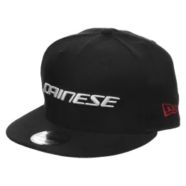 MF7816 Cappello Dainese 9Fifty Wool Snapback by New Era - Nero Logo Bianco