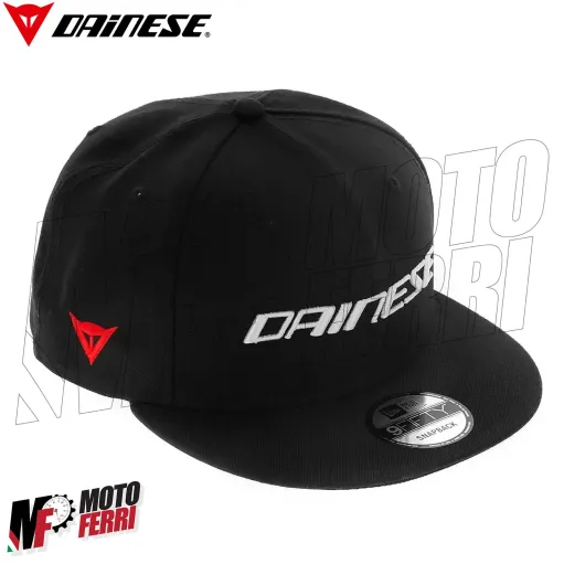 MF7816 Cappello Dainese 9Fifty Wool Snapback by New Era - Nero Logo Bianco