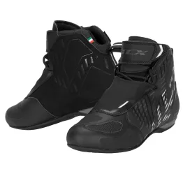 MF7820 Stivali Scarpe Moto Tecniche TCX R04D WP Impermeabili Nero / Bianco