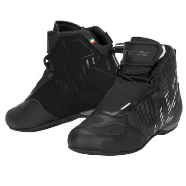MF7820 Stivali Scarpe Moto Tecniche TCX R04D WP Impermeabili Nero / Bianco