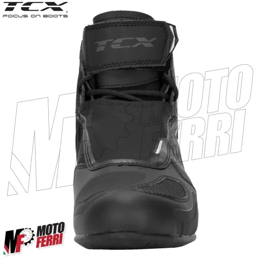 MF7820 Stivali Scarpe Moto Tecniche TCX R04D WP Impermeabili Nero / Bianco