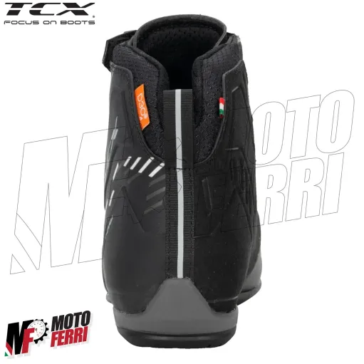MF7820 Stivali Scarpe Moto Tecniche TCX R04D WP Impermeabili Nero / Bianco