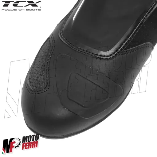 MF7820 Stivali Scarpe Moto Tecniche TCX R04D WP Impermeabili Nero / Bianco