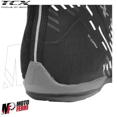 MF7820 Stivali Scarpe Moto Tecniche TCX R04D WP Impermeabili Nero / Bianco