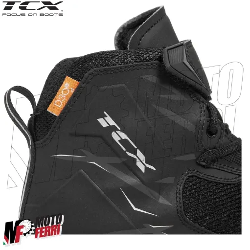 MF7821 Stivali Scarpe Moto Tecniche Donna TCX R04D Lady Air Nero/Bianco
