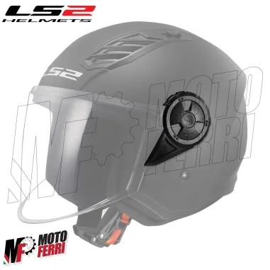 MF7824 Kit Placche Attacchi Meccanismo Viti Visiera Casco LS2 Airflow II 2 OF616