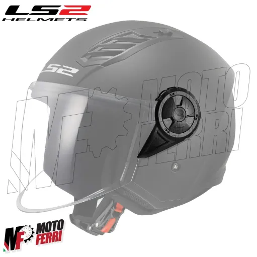 MF7824 Kit Placche Attacchi Meccanismo Viti Visiera Casco LS2 Airflow II 2 OF616
