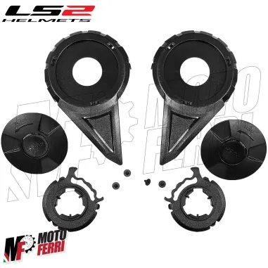 MF7824 Kit Placche Attacchi Meccanismo Viti Visiera Casco LS2 Airflow II 2 OF616