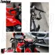 MF7825 Protezione Leva Freno Frizione Nero Universale Moto Scooter Alluminio CNC