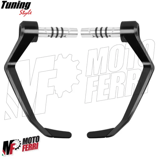 MF4531 Protezione Leva Freno Frizione Nero Universale Moto Scooter Alluminio CNC