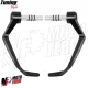 MF7825 Protezione Leva Freno Frizione Nero Universale Moto Scooter Alluminio CNC