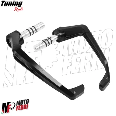 MF7825 Protezione Leva Freno Frizione Nero Universale Moto Scooter Alluminio CNC