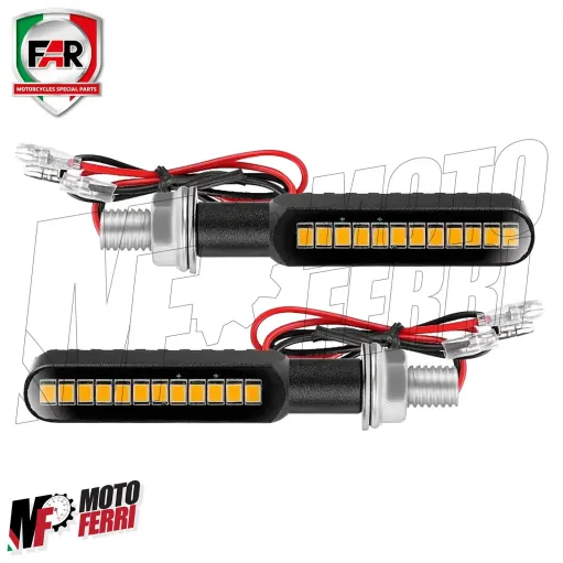 MF7802 Frecce Led Sequenziali FAR Dynamic Slide CNC Universali Moto Scooter