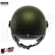 MF7826 Casco Jet Momo Design FGTR Evo Verde opaco / Nero Doppia Visiera 22.06