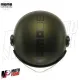 MF7826 Casco Jet Momo Design FGTR Evo Verde opaco / Nero Doppia Visiera 22.06