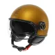 MF7827 Casco Jet Momo Design FGTR Evo Ocra opaco / Grigio Doppia Visiera 22.06
