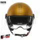 MF7827 Casco Jet Momo Design FGTR Evo Ocra opaco / Grigio Doppia Visiera 22.06