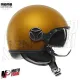 MF7827 Casco Jet Momo Design FGTR Evo Ocra opaco / Grigio Doppia Visiera 22.06