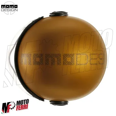 MF7827 Casco Jet Momo Design FGTR Evo Ocra opaco / Grigio Doppia Visiera 22.06