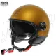 MF7827 Casco Jet Momo Design FGTR Evo Ocra opaco / Grigio Doppia Visiera 22.06