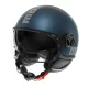 MF7828 Casco Jet Momo Design FGTR Evo Blu Avio Opaco - Doppia Visiera 22.06