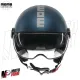MF7828 Casco Jet Momo Design FGTR Evo Blu Avio Opaco - Doppia Visiera 22.06