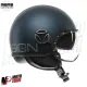 MF7828 Casco Jet Momo Design FGTR Evo Blu Avio Opaco - Doppia Visiera 22.06