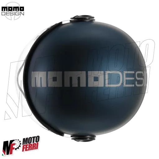 MF7828 Casco Jet Momo Design FGTR Evo Blu Avio Opaco - Doppia Visiera 22.06