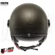 MF7830 Casco Jet Momo Design FGTR Evo Bronzo Opaco / Pietra Doppia Visiera 22.06