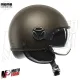 MF7830 Casco Jet Momo Design FGTR Evo Bronzo Opaco / Pietra Doppia Visiera 22.06