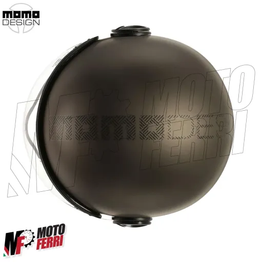 MF7830 Casco Jet Momo Design FGTR Evo Bronzo Opaco / Pietra Doppia Visiera 22.06