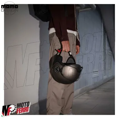 MF7830 Casco Jet Momo Design FGTR Evo Bronzo Opaco / Pietra Doppia Visiera 22.06