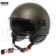 MF7830 Casco Jet Momo Design FGTR Evo Bronzo Opaco / Pietra Doppia Visiera 22.06
