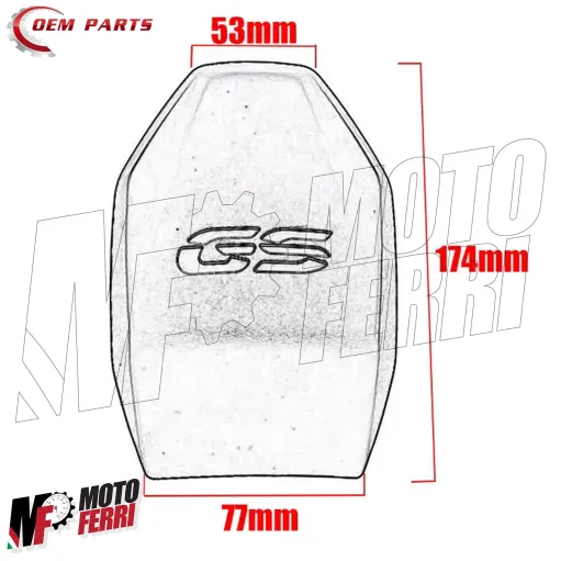 MF7832 Protezione Serbatoio in Gomma BMW R 1200 GS LC / R 1250 GS da 2013 a 2022