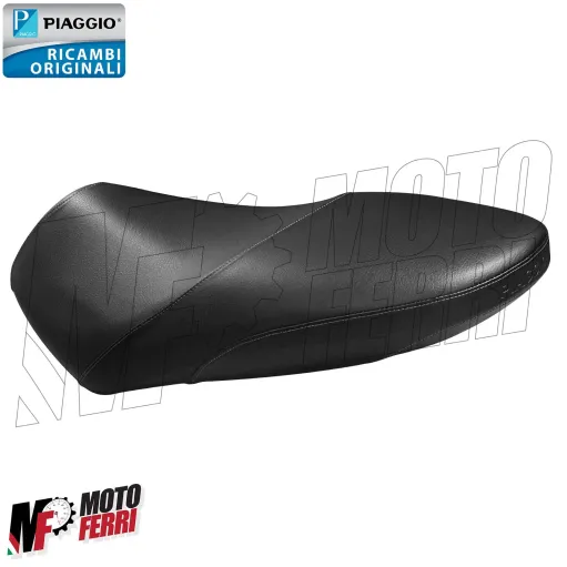 MF7839 Sella Originale Piaggio Liberty 50 125 150 Moc (2009/2014) in Pelle Nera