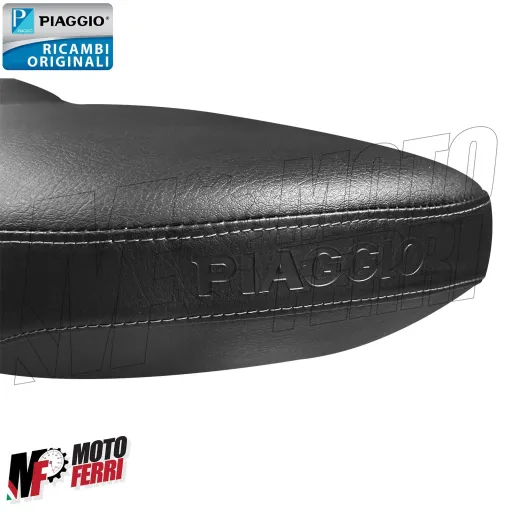 MF7839 Sella Originale Piaggio Liberty 50 125 150 Moc (2009/2014) in Pelle Nera