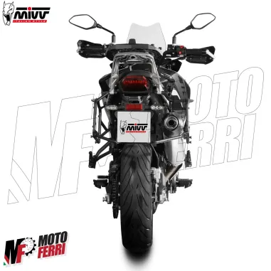 MF7840 Terminale Scarico MIVV Oval Benelli TRK 702 / X Inox Omologato 2023 2024