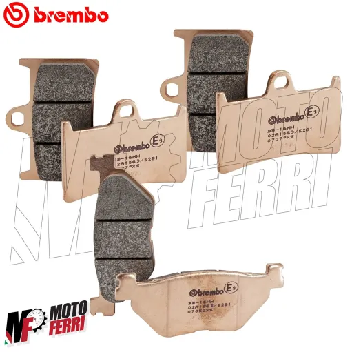 MF1365 Pastiglie Freno Ant + Post Brembo Sinterizzate TMax 530 560 - 2012 A 2025
