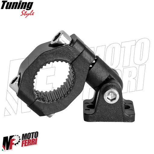 MF7857 Supporto Morsetto Faretti Fari Supplementari Moto per Tubolare 19 / 26 mm